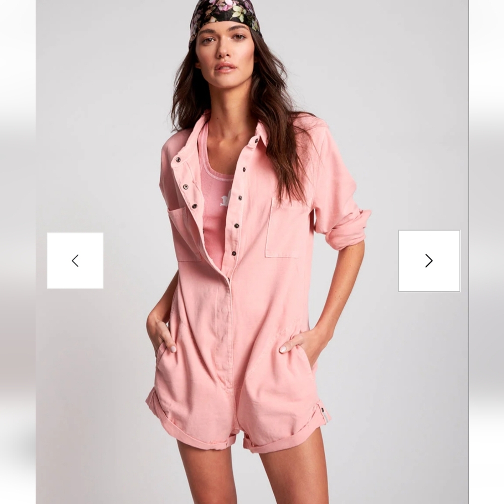 One Teaspoon Pink Jumpsuit